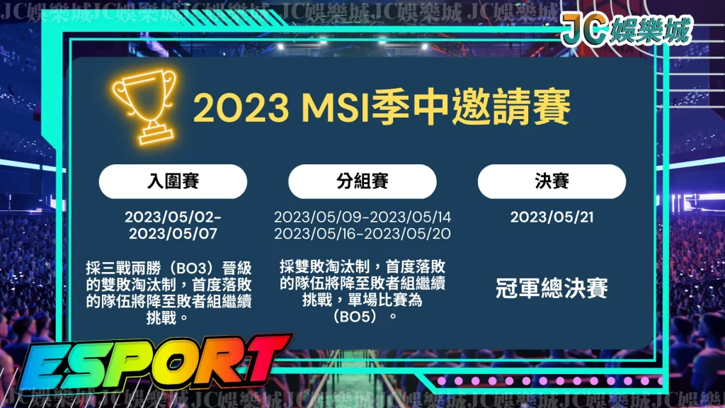 2023 MSI季中邀請賽賽程